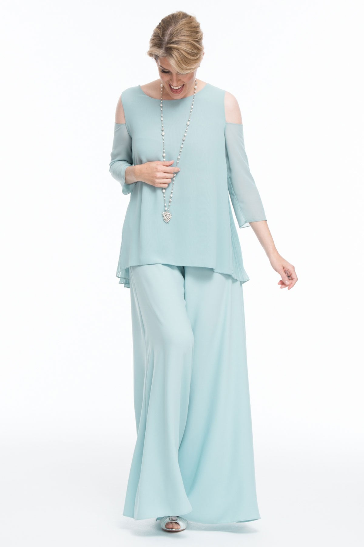 Occasion Wear - Palazzo Pant Layered Outfit
