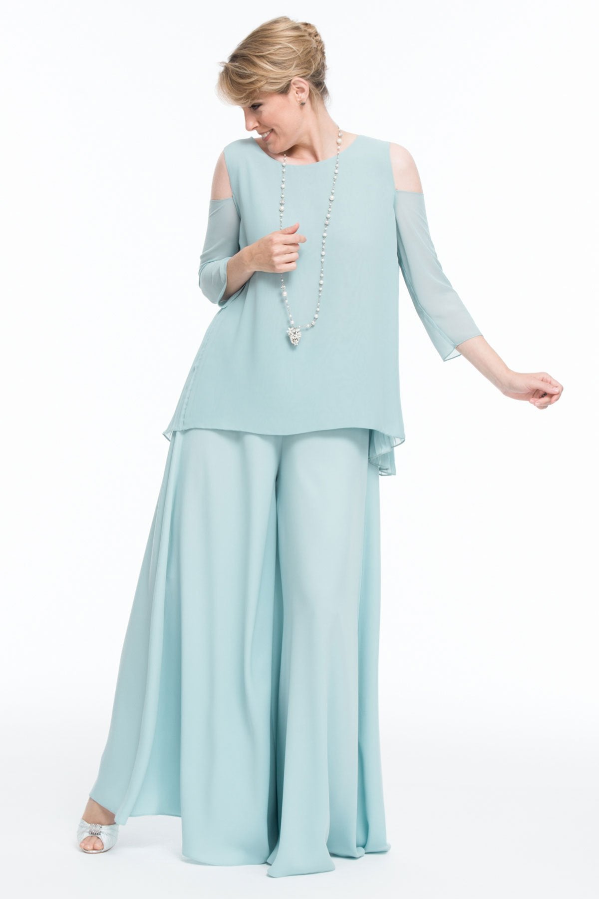 Occasion Wear - Palazzo Pant Layered Outfit