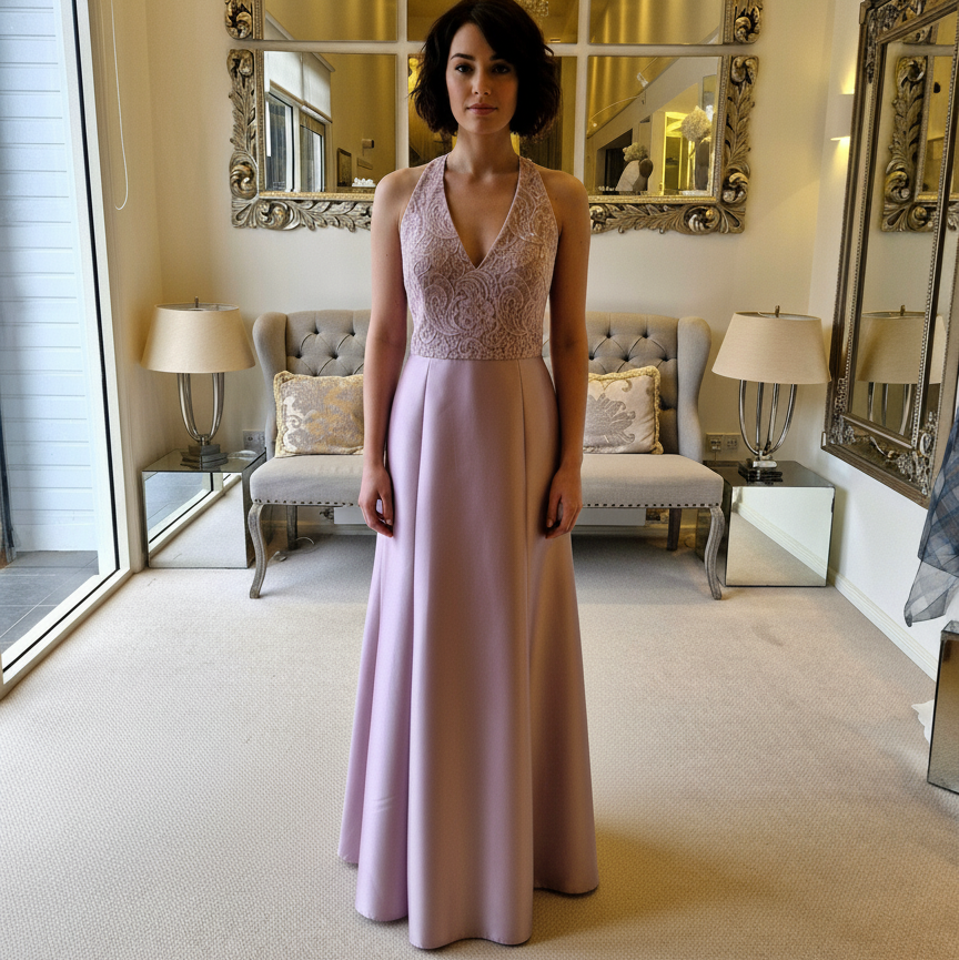Prom/Evening Dress in Light Pink