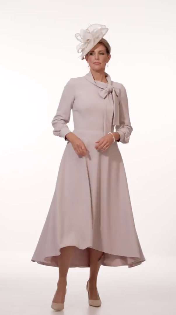 Occasion Wear - Pussy Bow 40’s Inspired Tea Dress