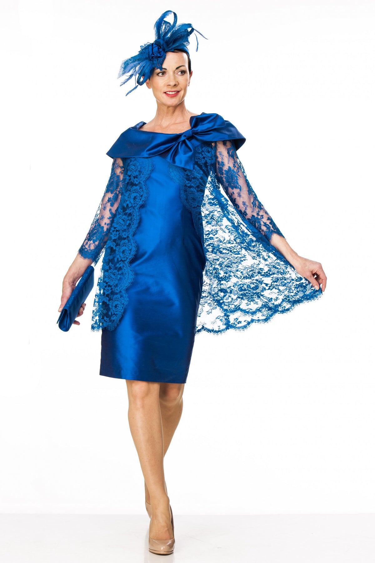 Regal dress and lace coat