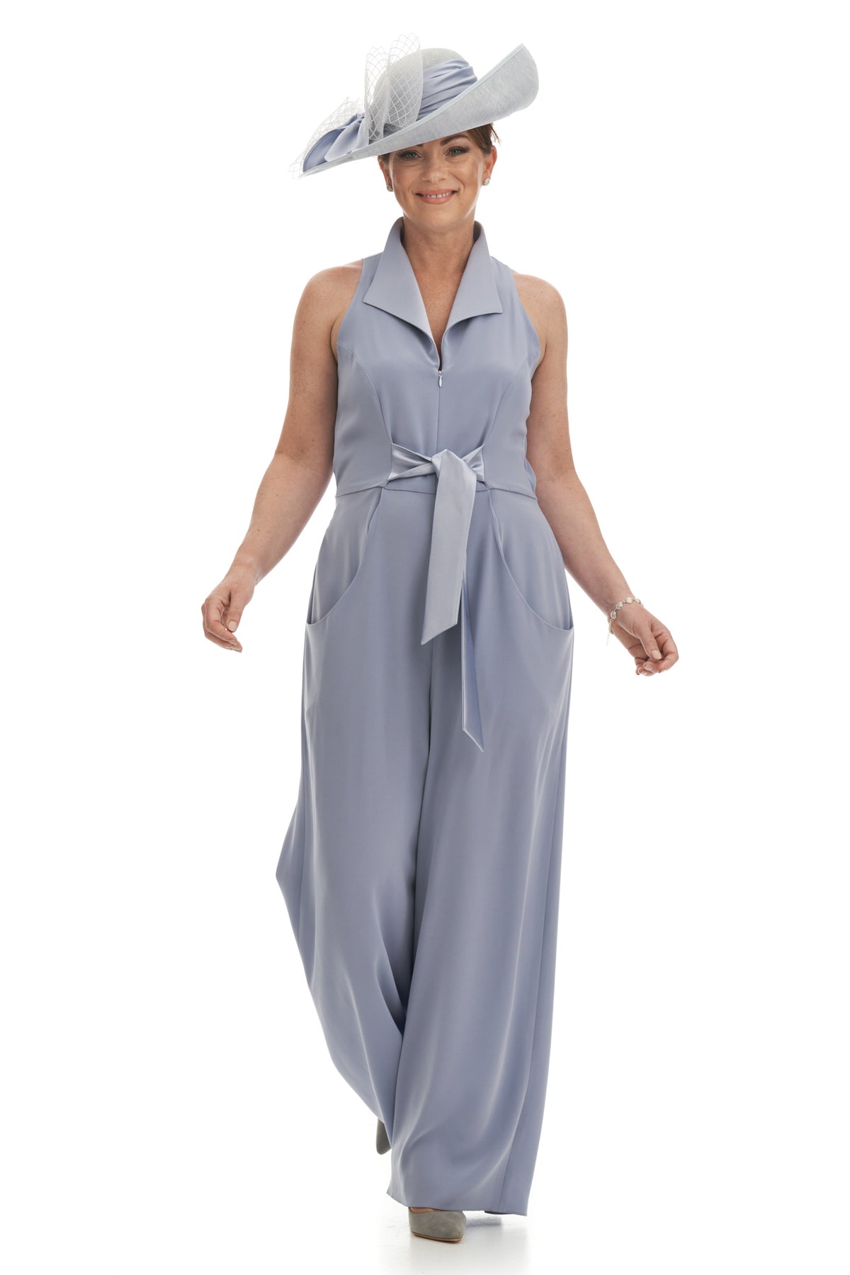 Occasion Wear - Satin Back Crepe Jumpsuit