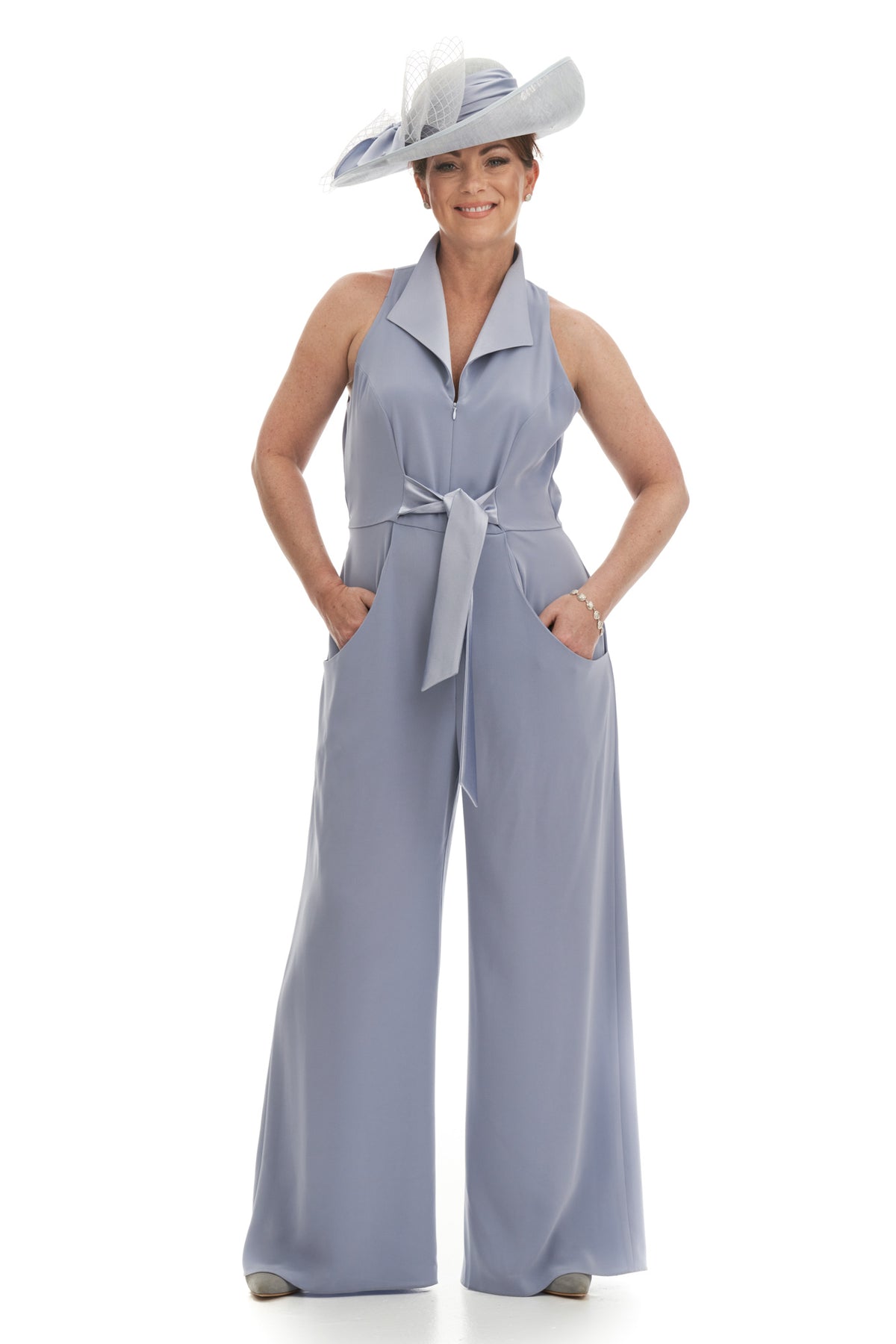 Occasion Wear - Satin Back Crepe Jumpsuit