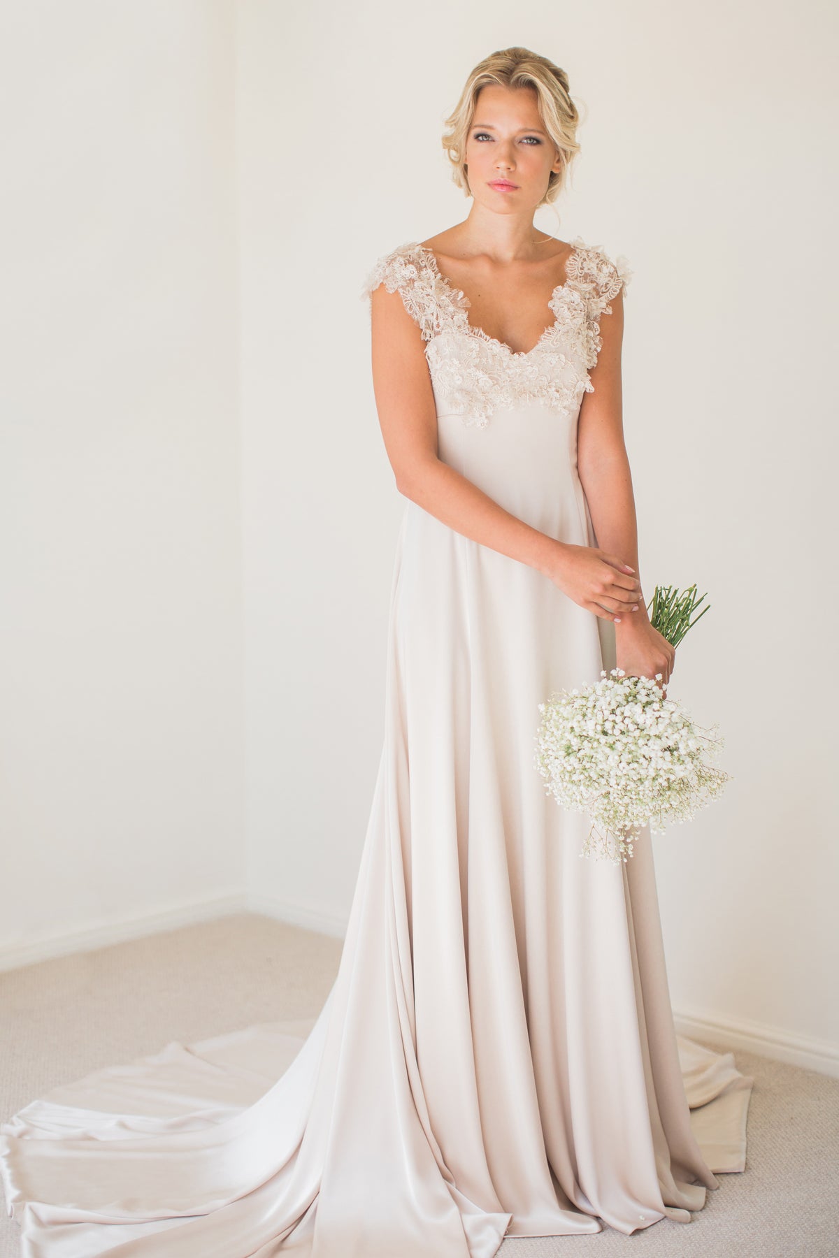 ARCHIVE SALE - Sample  Swan Wedding Dress - Size 10