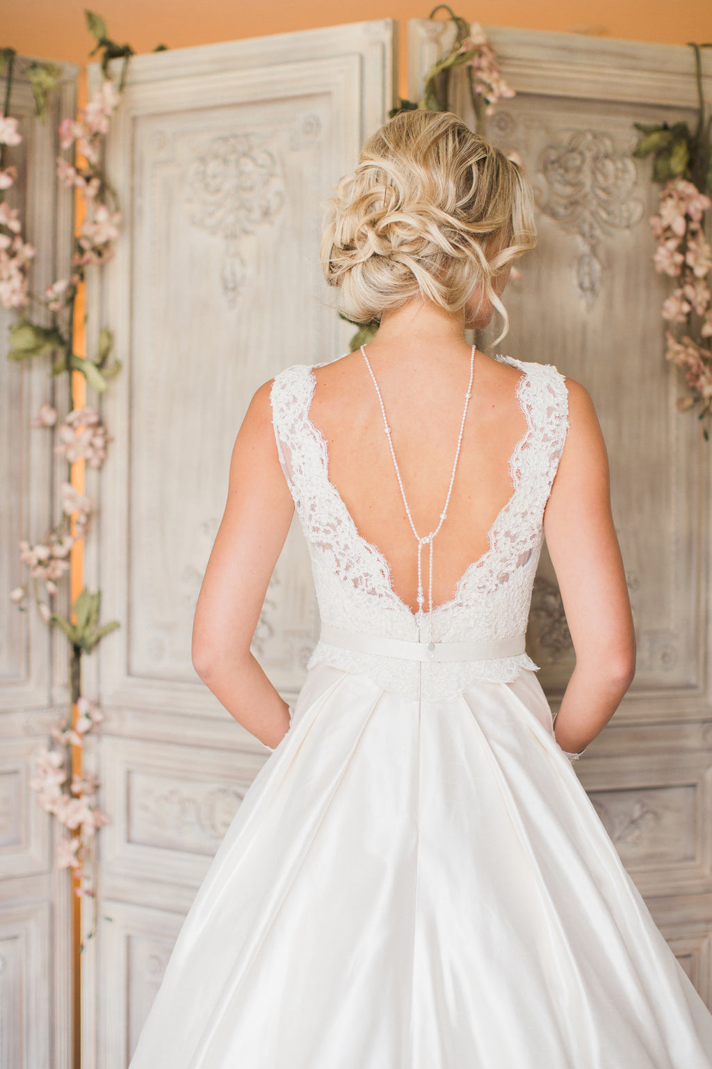 ARCHIVE SALE - Sample  Swan Wedding Dress - Size 10