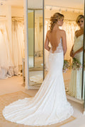SALE sample size 10 Tasmin Stretch Lace Wedding Dress