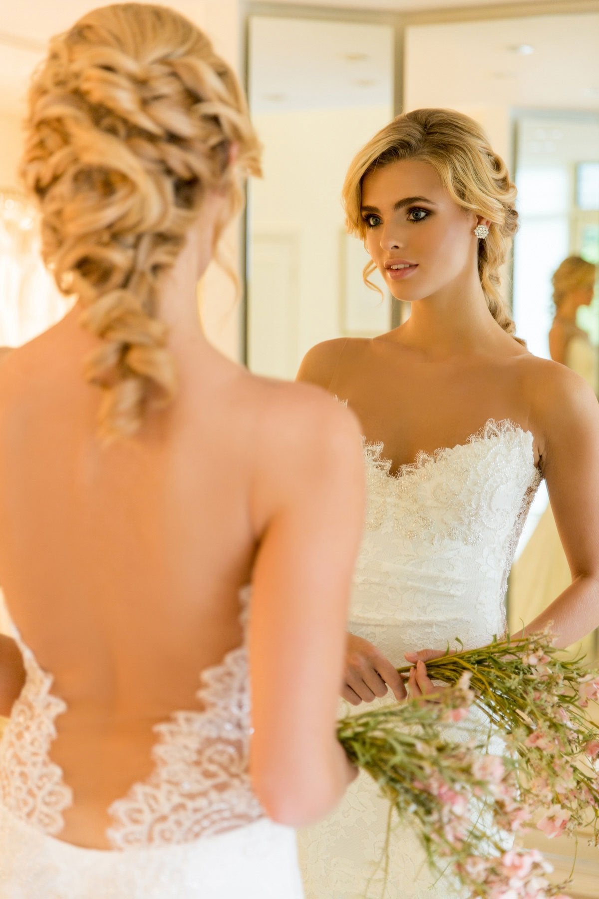 ARCHIVE SALE - Sample  Tasmin Stretch Lace Wedding Dress, size 10