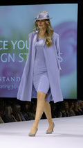 Couture - Trendy Silk Dress & Coat Outfit