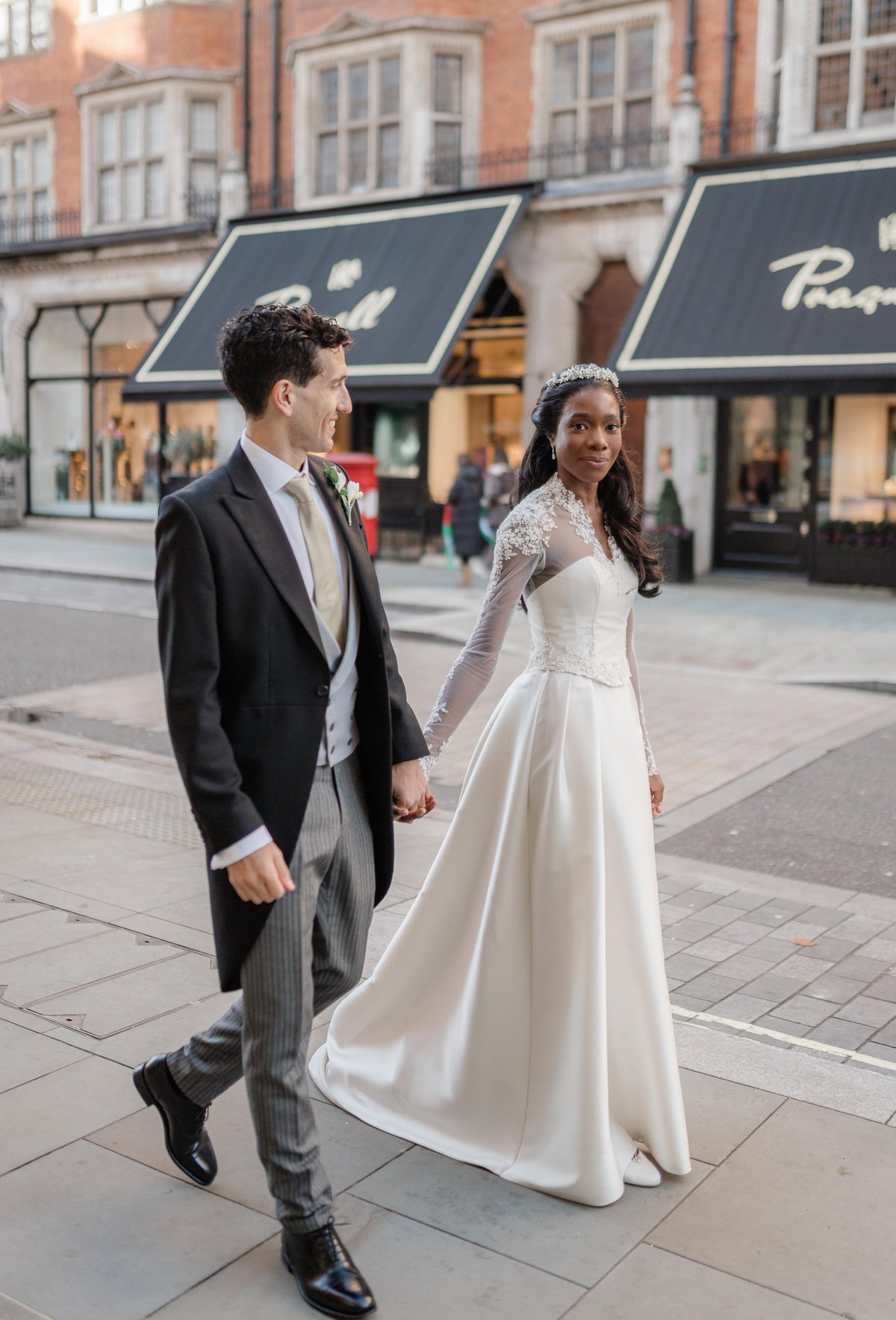 Aba's bespoke wedding dress