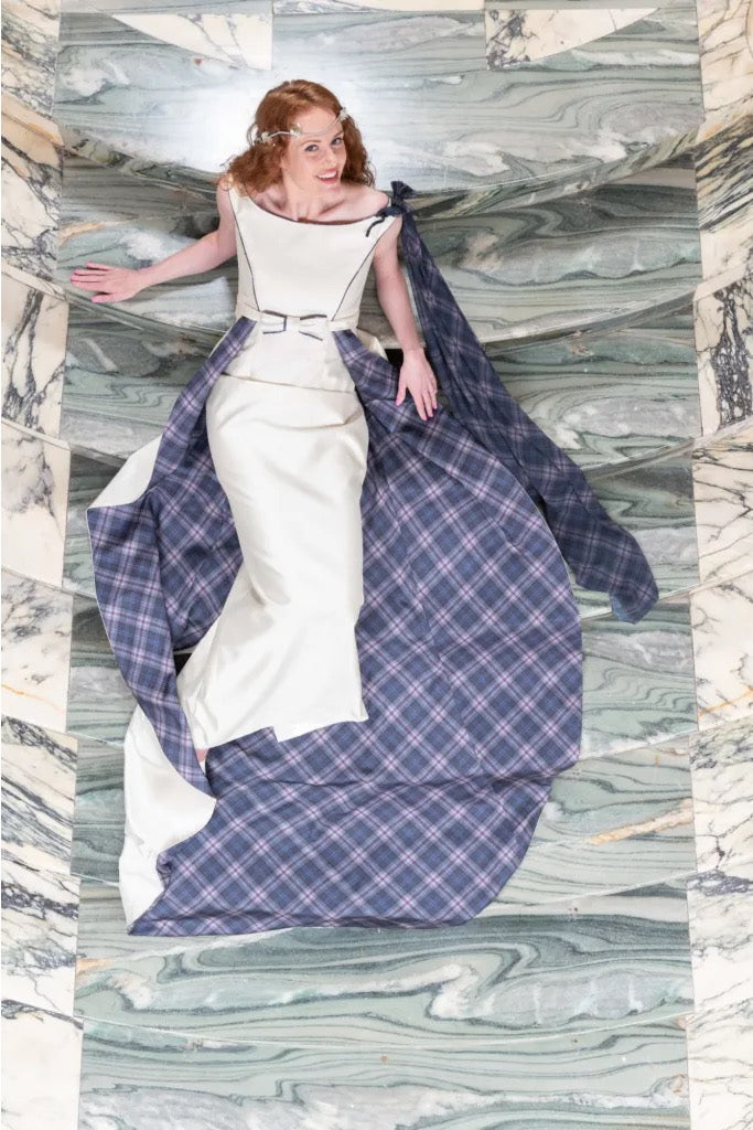 Iona, Islay Mist Tartan Wedding Dress